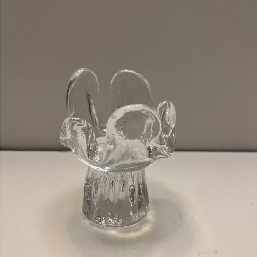 Swedish Sunflower Crystal Votive Holder